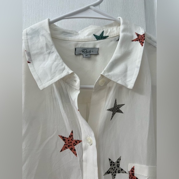 Rails Multicolor Star Print Button Down Shirt - Picture 11 of 11